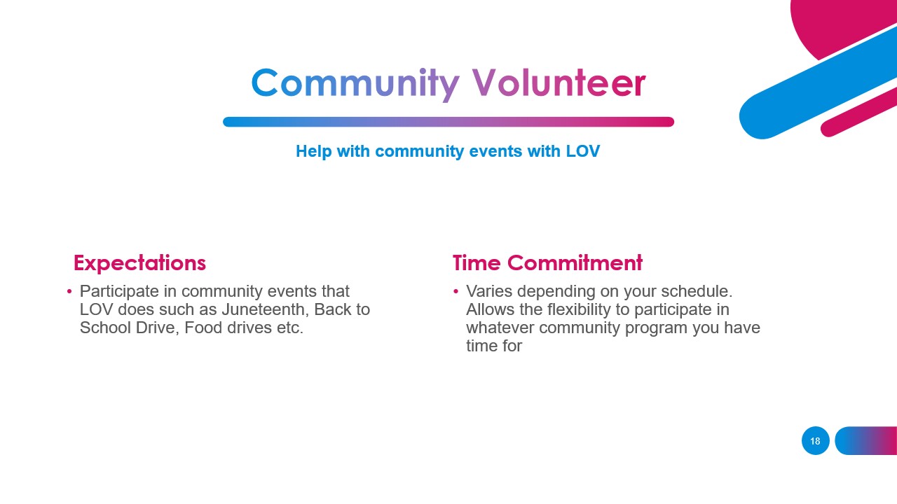 Community Volunteer