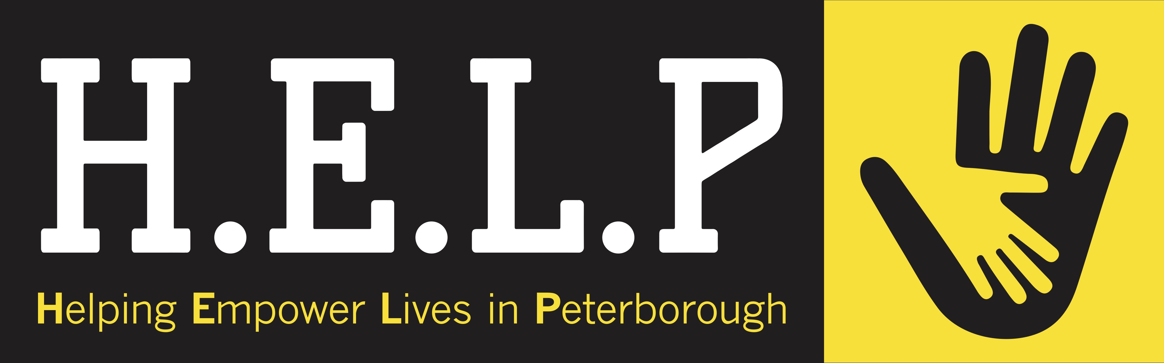 logo for H.E.L.P (Helping Empower Lives in Peterborough)