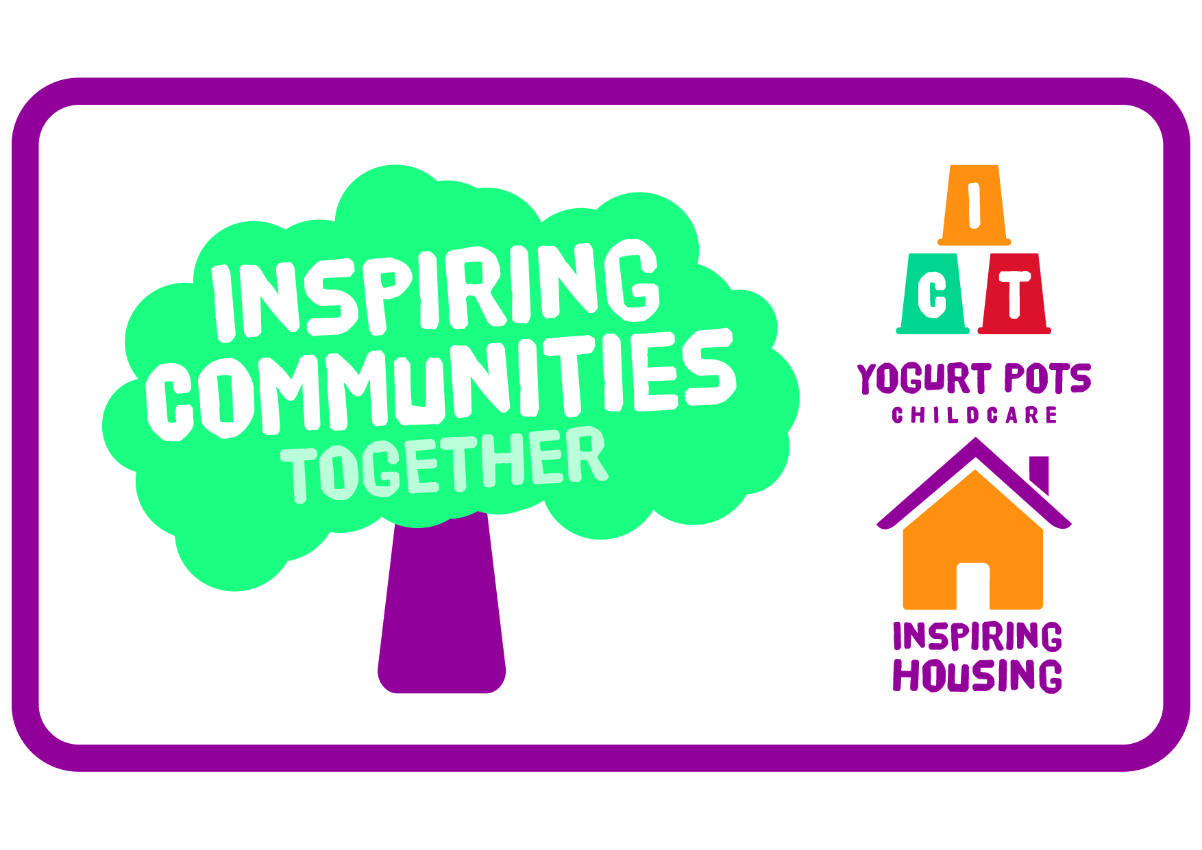 logo for Inspiring Communities Together