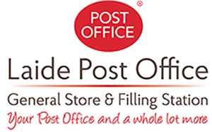logo for Laide Post Office, General Store and Filling Station
