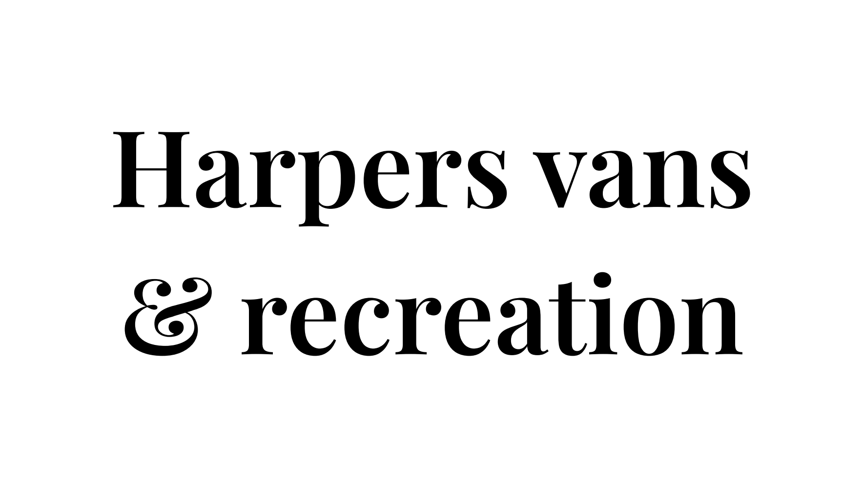 logo for Harpers Vans And Recreation