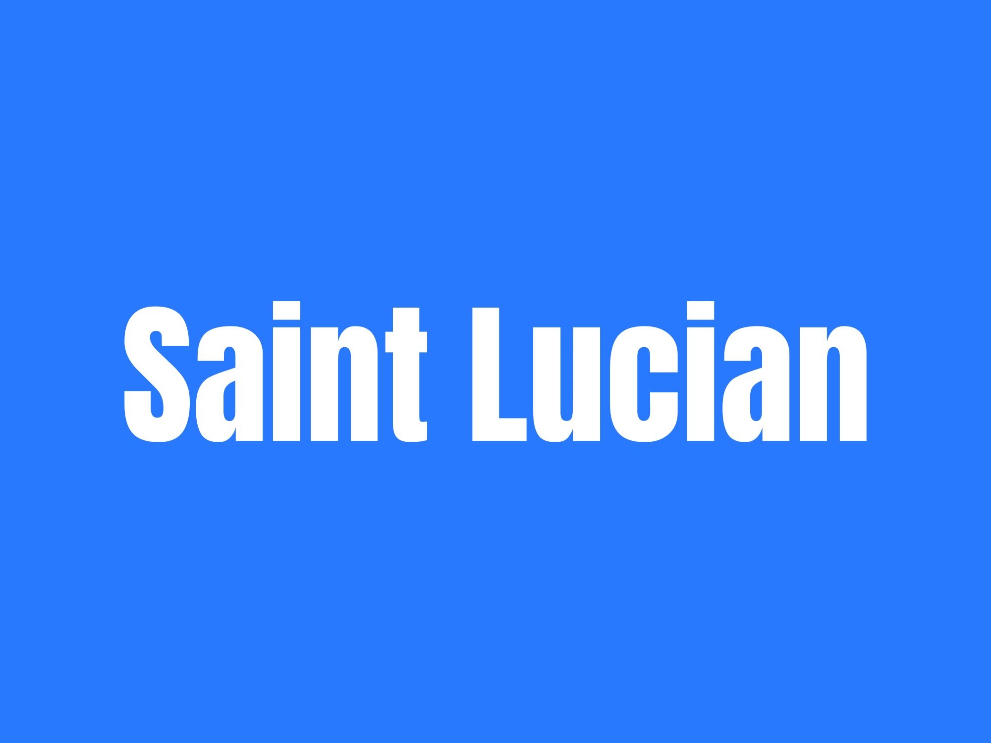 logo for Saint Lucian