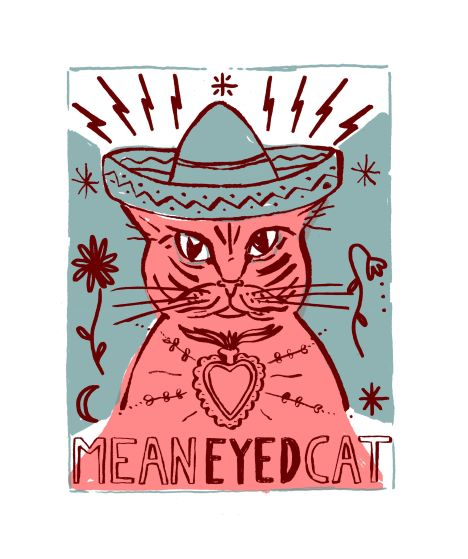 logo for Mean Eyed Cat