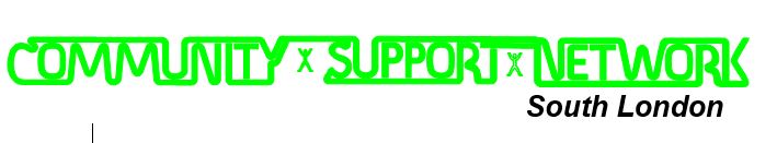 logo for Community Support Network South London (CSN)