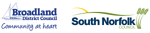 logo for South Norfolk and Broadland District Councils