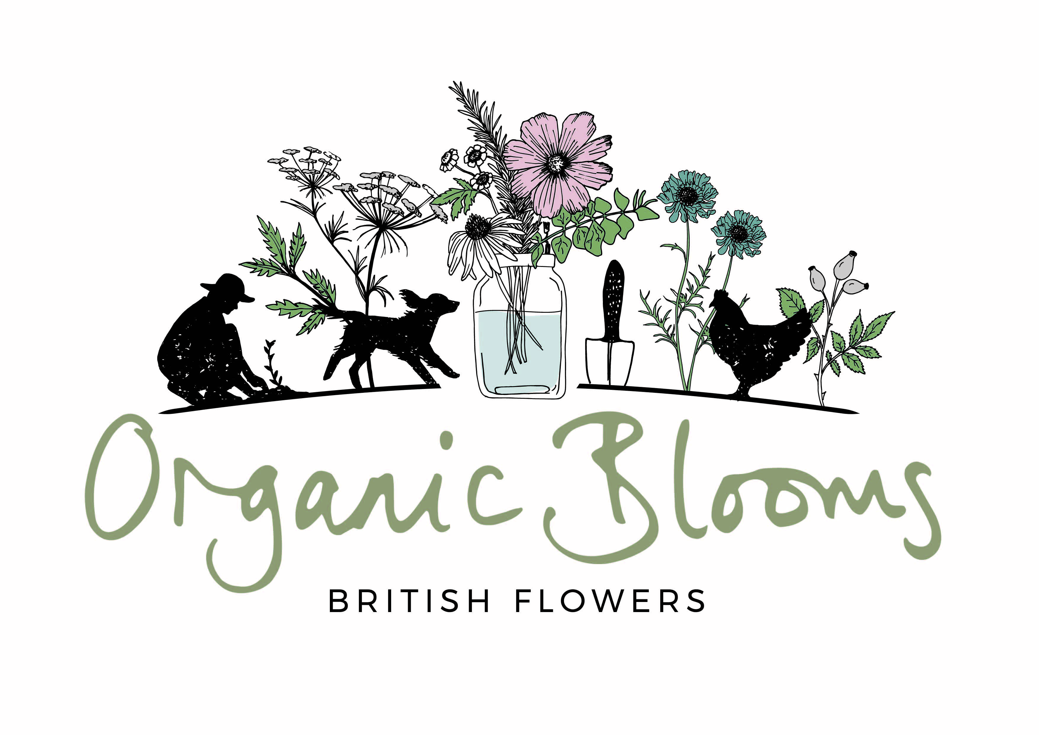 logo for Organic Blooms Ltd