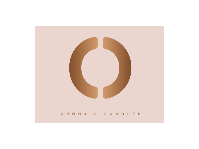 logo for crona's candles