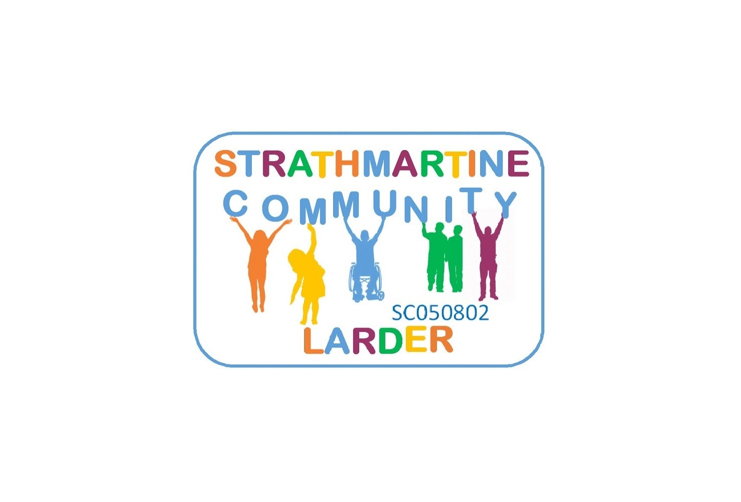logo for Strathmartine Community Larder SCIO