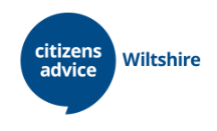 logo for Wiltshire Citizens Advice