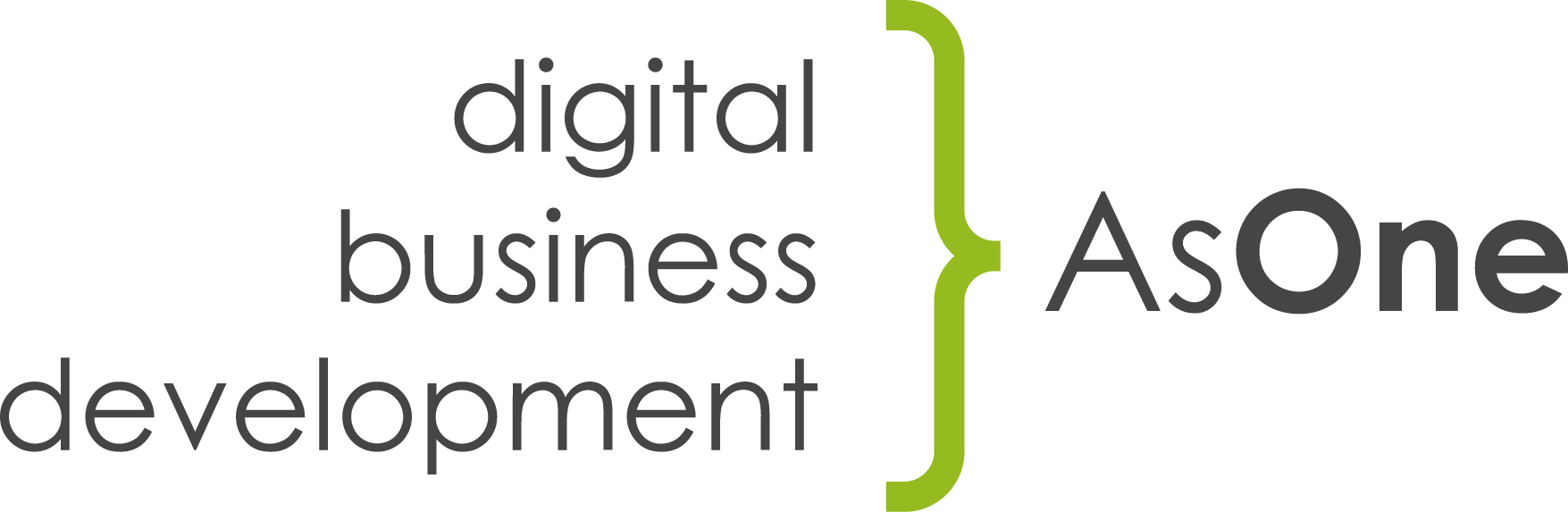 logo for AsOne - Digital Business Development