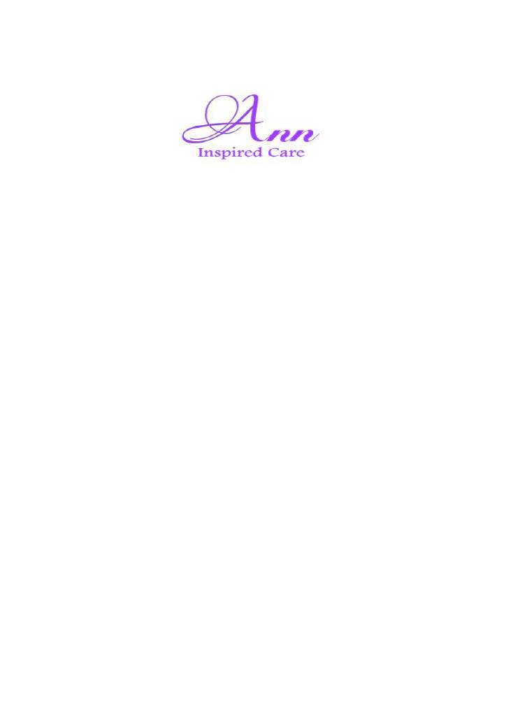 logo for Ann Inspired Care