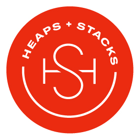 logo for Heaps + Stacks