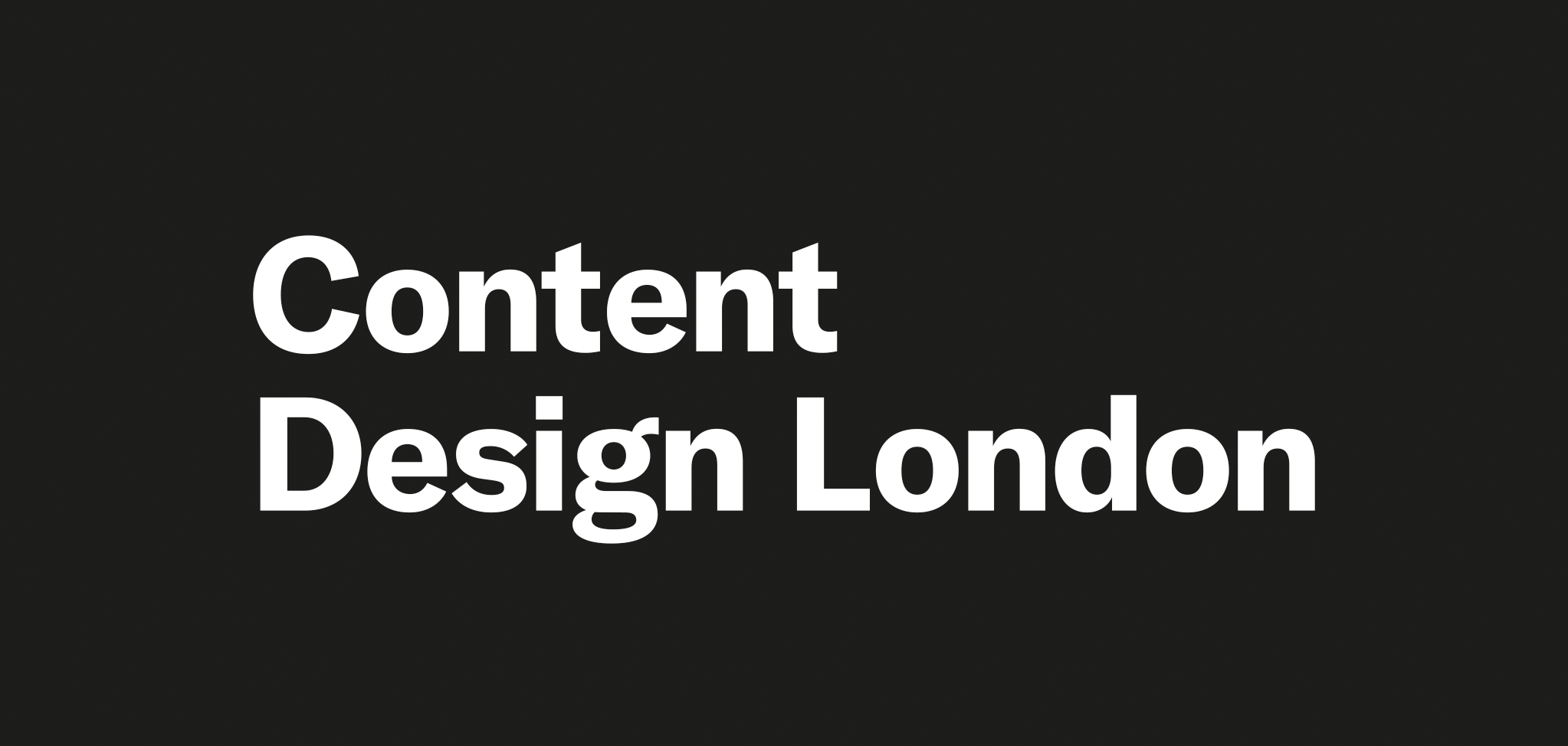 logo for Content Design London