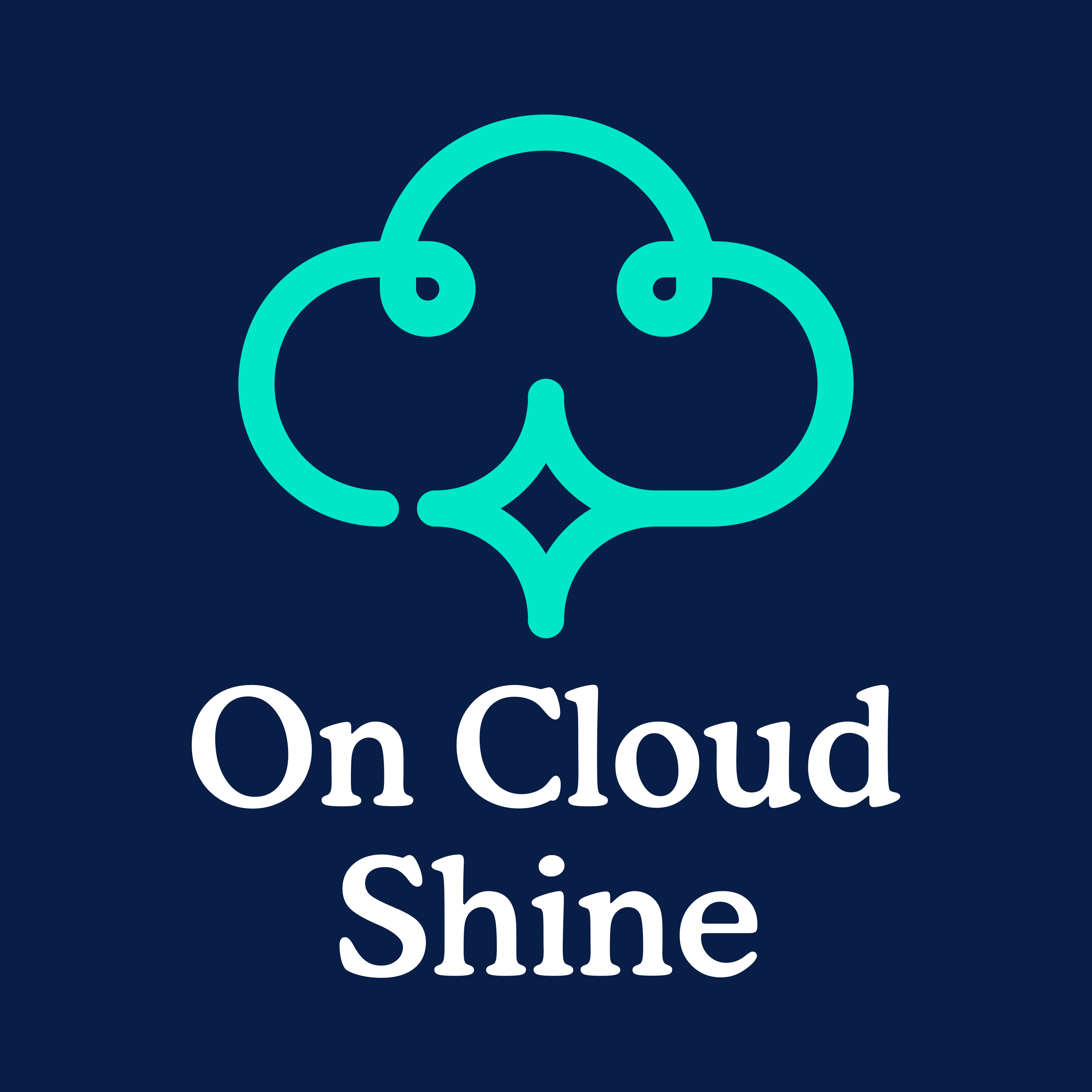 logo for On Cloud Shine