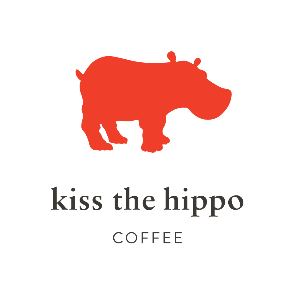 logo for Kiss the Hippo Coffee