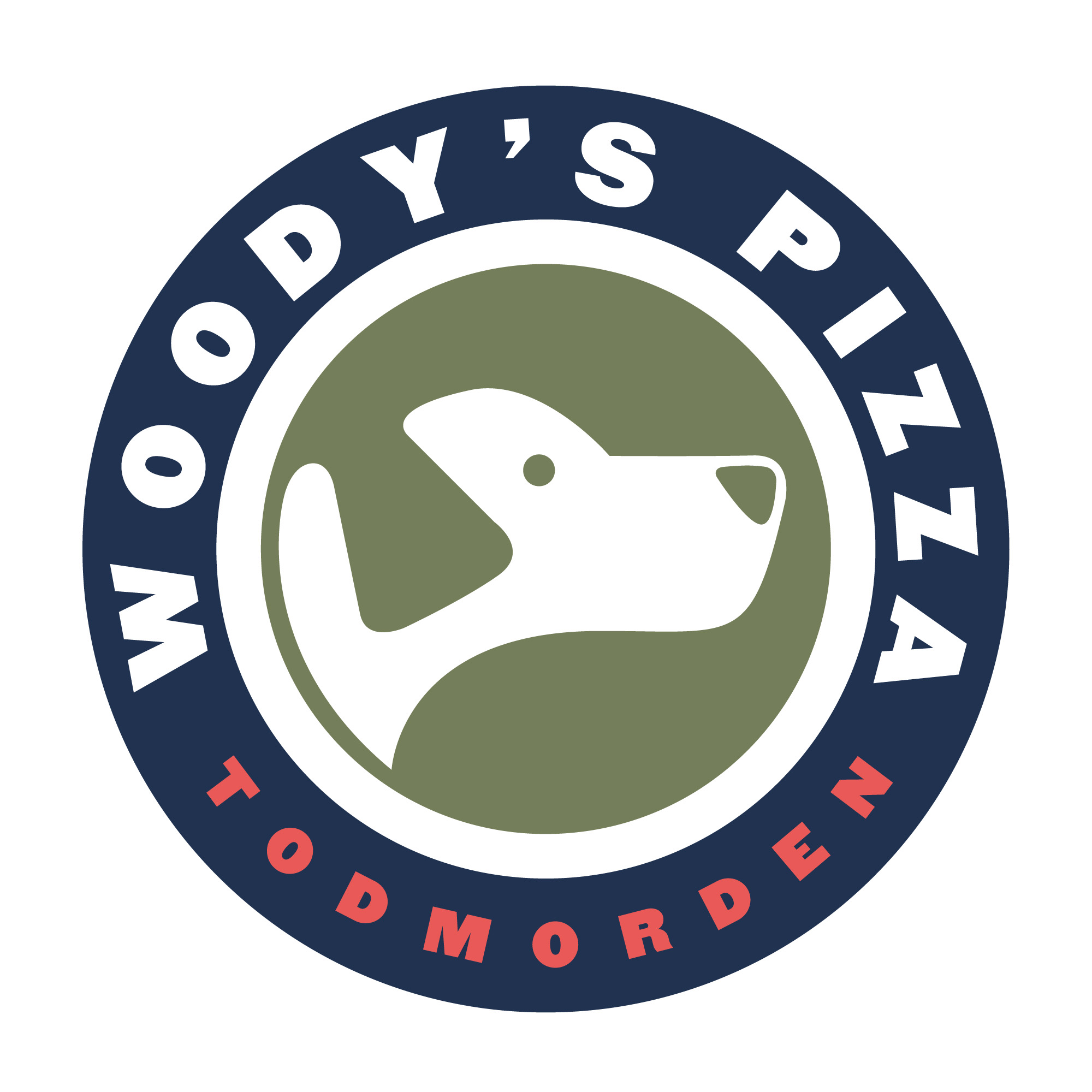 logo for Woodys Pizza Todmorden