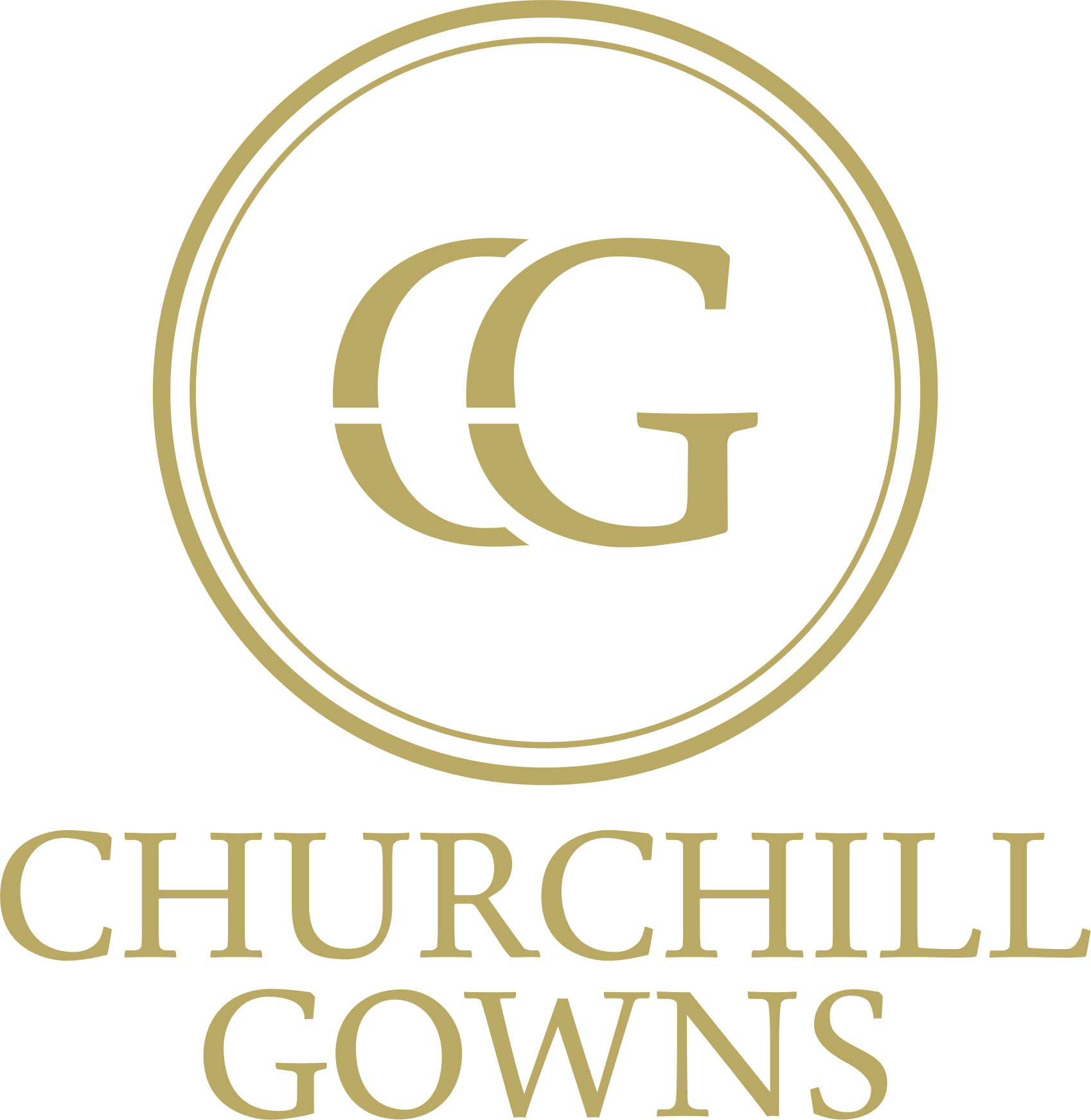 logo for Churchill Gowns