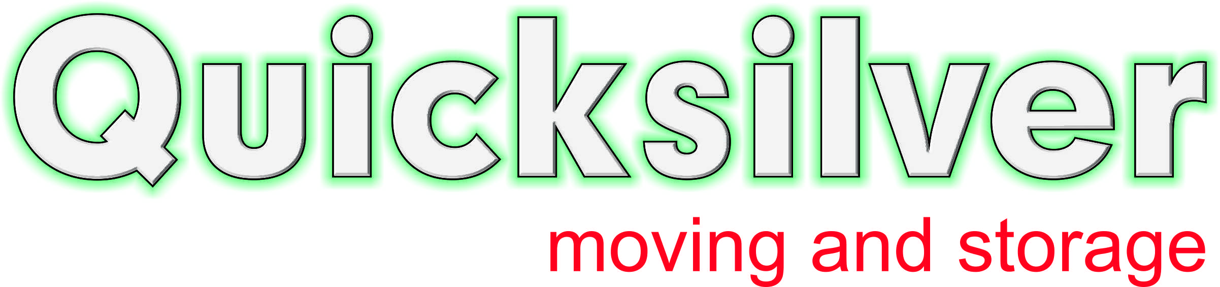 logo for Quicksilver Moving and Storage