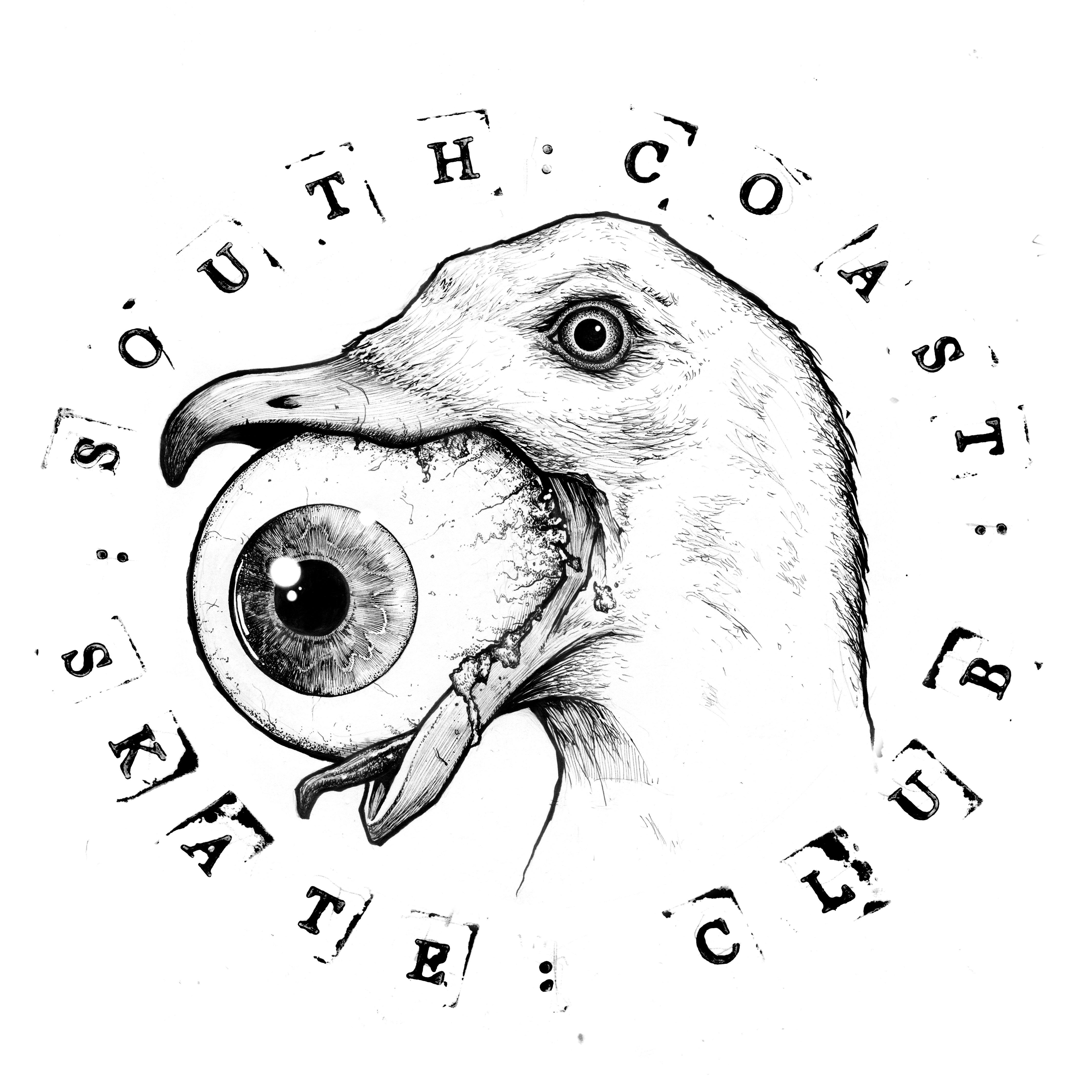 logo for South coast skate club c.i.c
