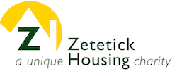 logo for Zetetick - a unique housing charity