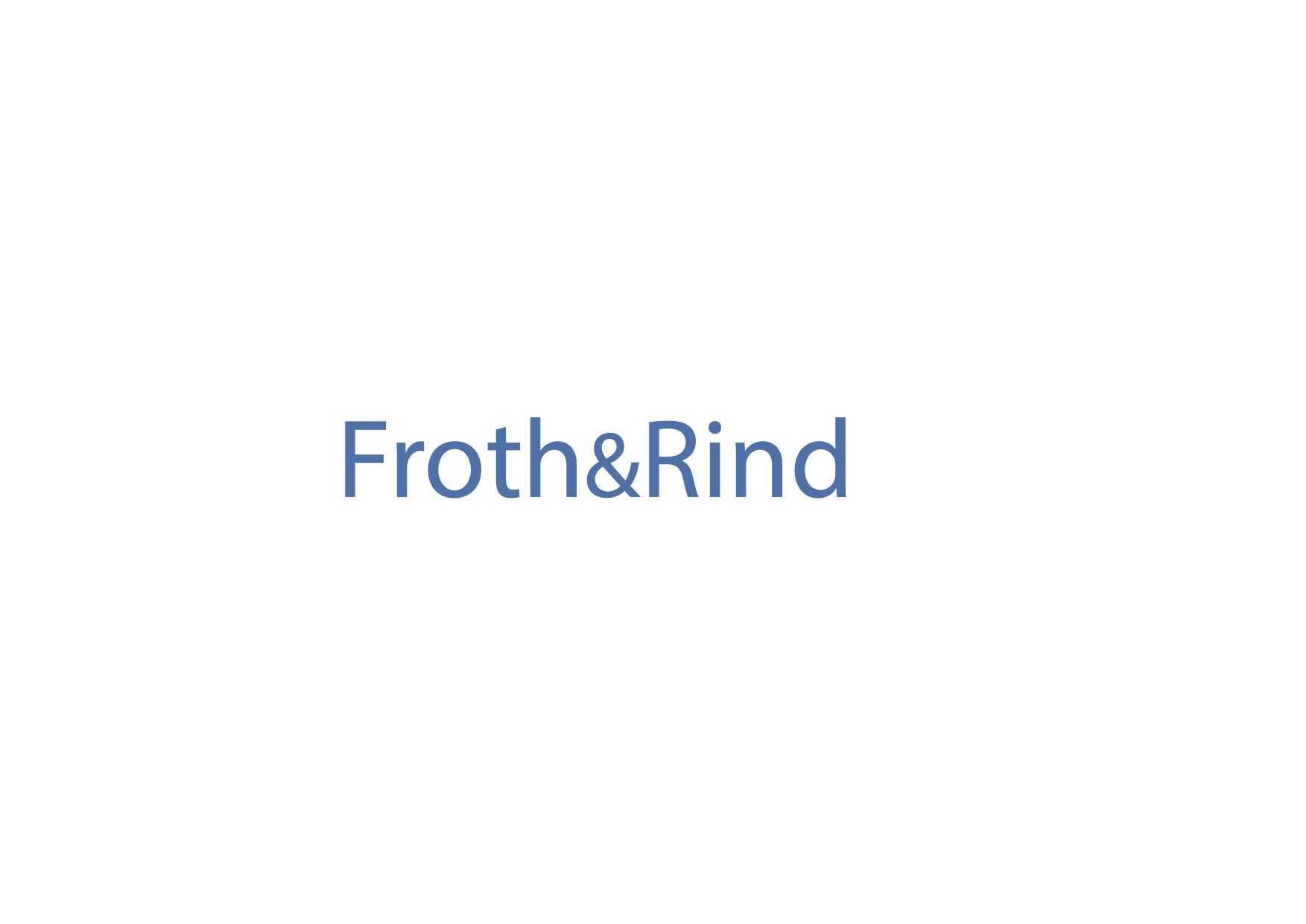 logo for Froth & Rind