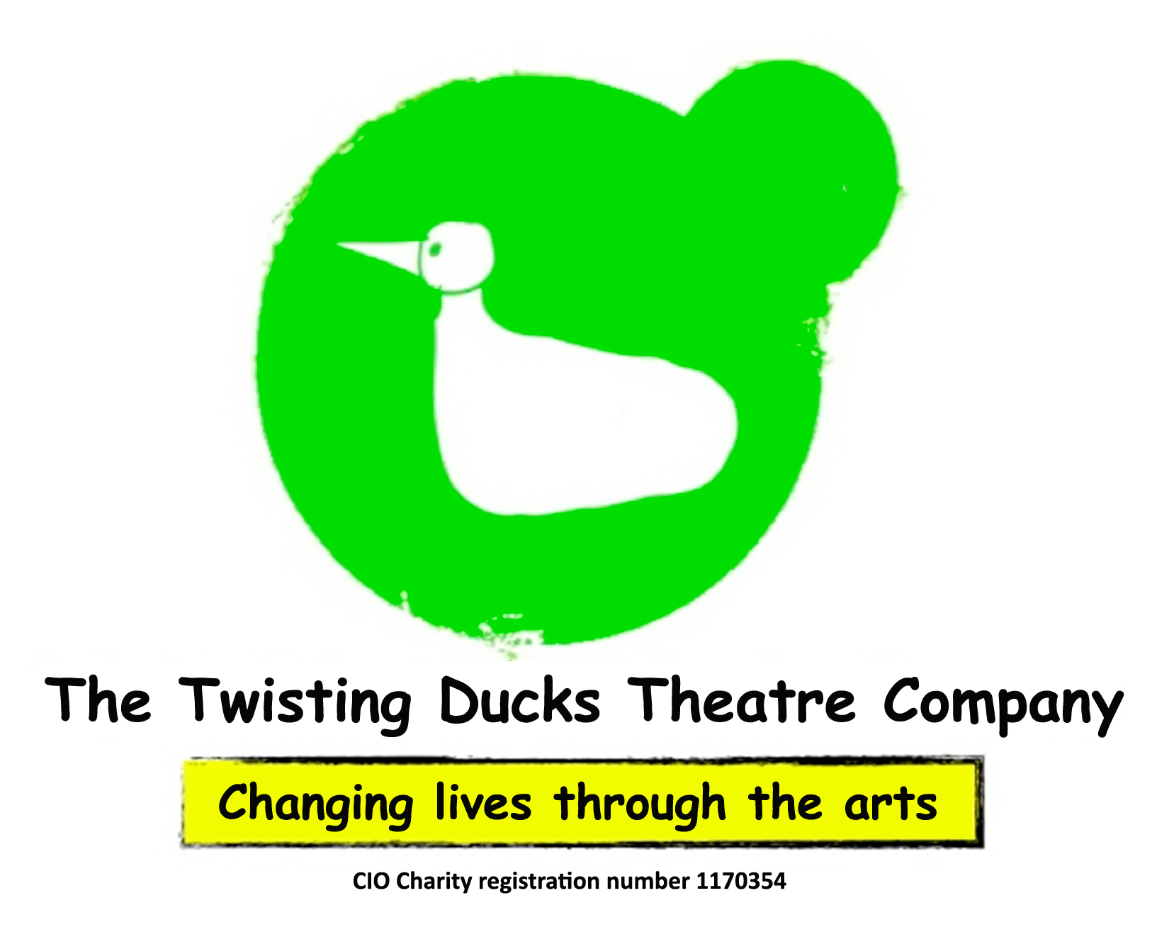 logo for The Twisting Ducks Theatre Company CIO