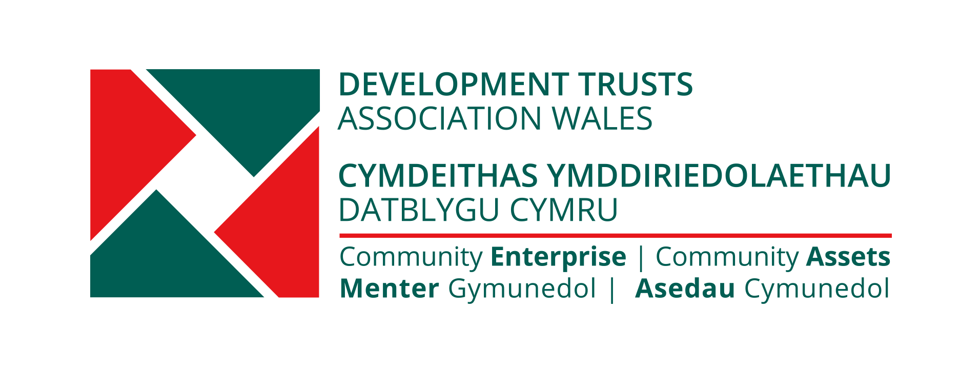 logo for Development Trusts Association Wales