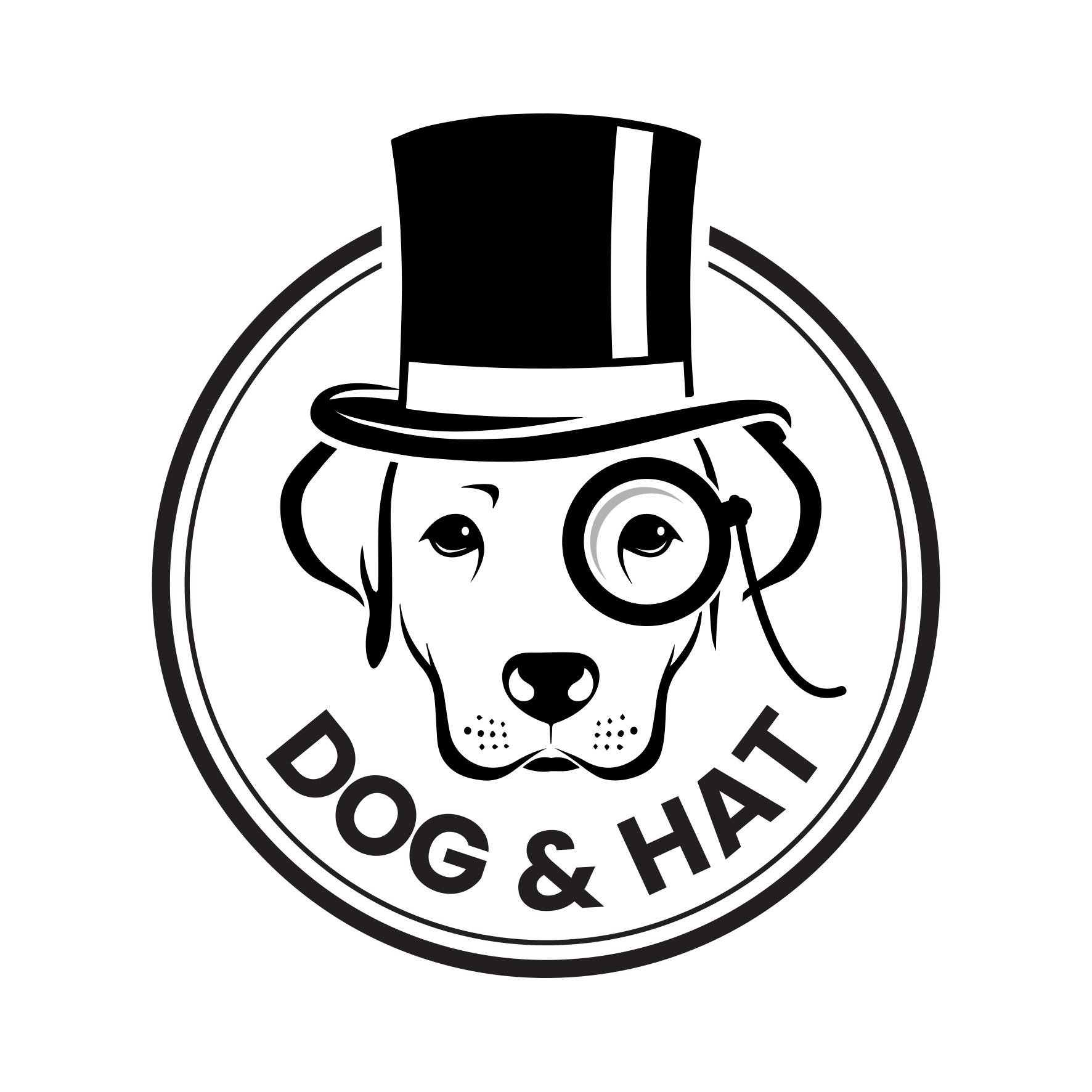 logo for Dog and Hat Coffee Subscriptions