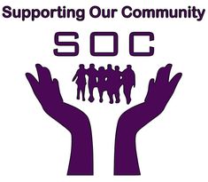 logo for Supporting our community (SOC)