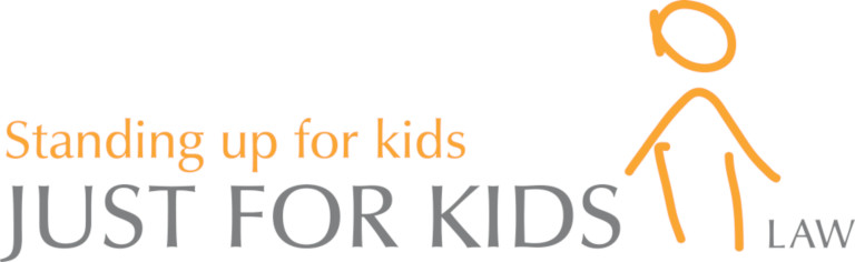 logo for Just for Kids Law